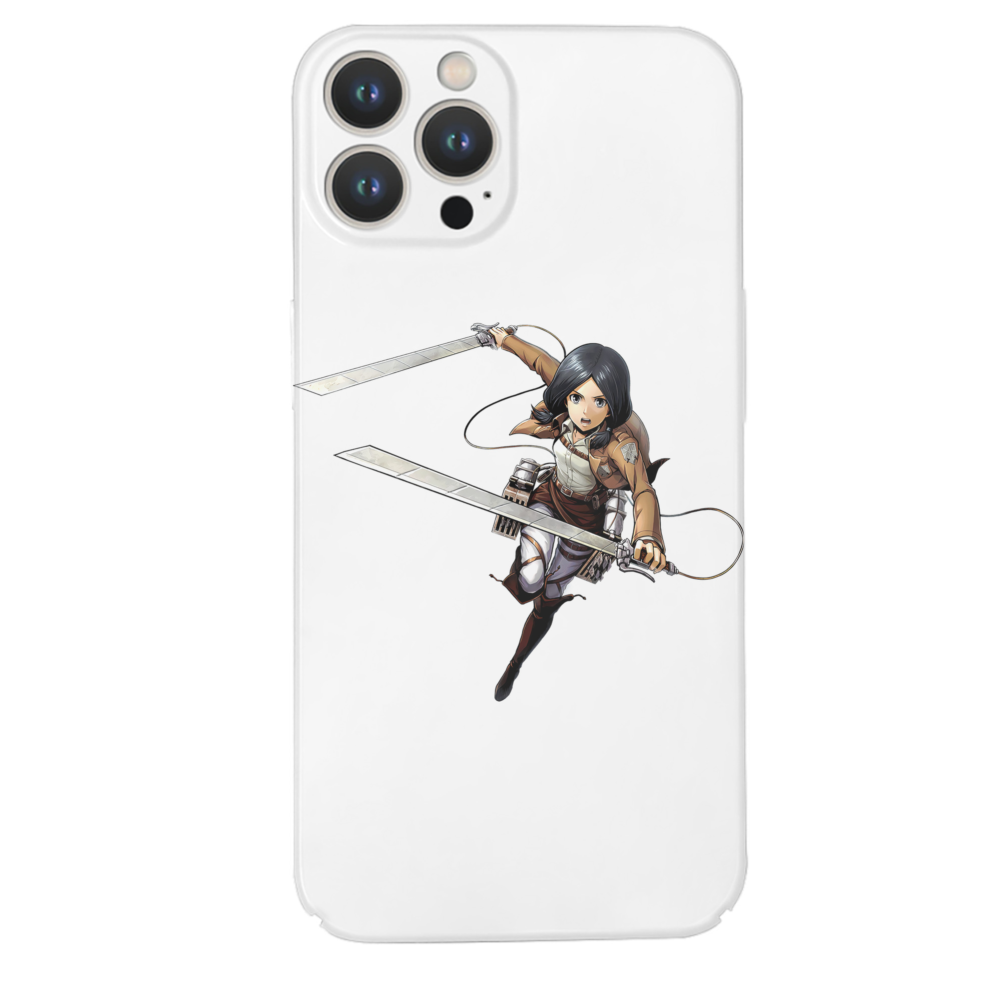 （画像用） 進撃の巨人 ミカサ·アッカーマン Attack on Titan Mikasa Ackerman 【iPhone 14シリーズ対応】ハードケース
